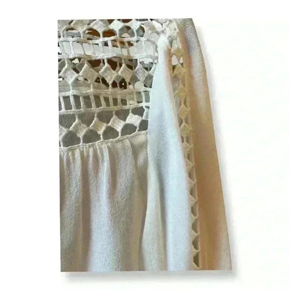 100% Silk Cream Joie Blouse/Top-Size Small - Picture 7 of 11